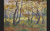 Unknown Artist paul ranson Edge of the Forest painting
